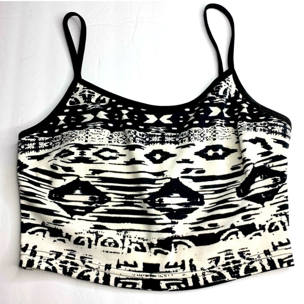 Sans Souci Boho Spaghetti Strap Crop Top Size M